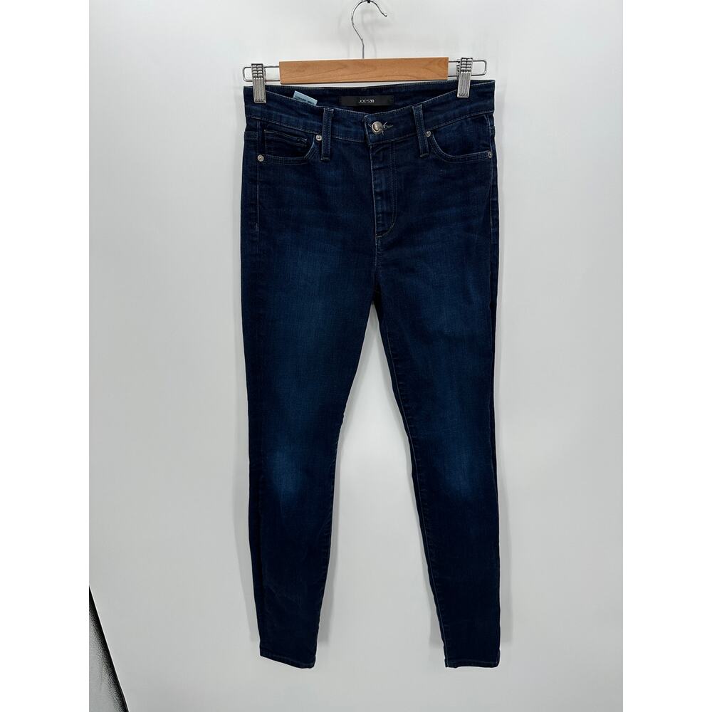 Joe's High Rise Skinny Jeans Women 27‎ Dark Wash Cotton Stretch Denim